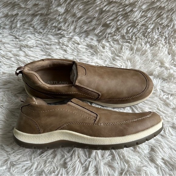 Eastland Other - Eastland Mens Spencer Slip On Shoes Light Tan New In Box Size 13